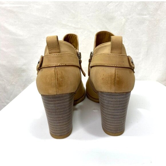 Franco Sarto Cutout Ankle Heel Boots Bootie Women Size 8 Western Cowboy Prairie - Picture 4 of 11